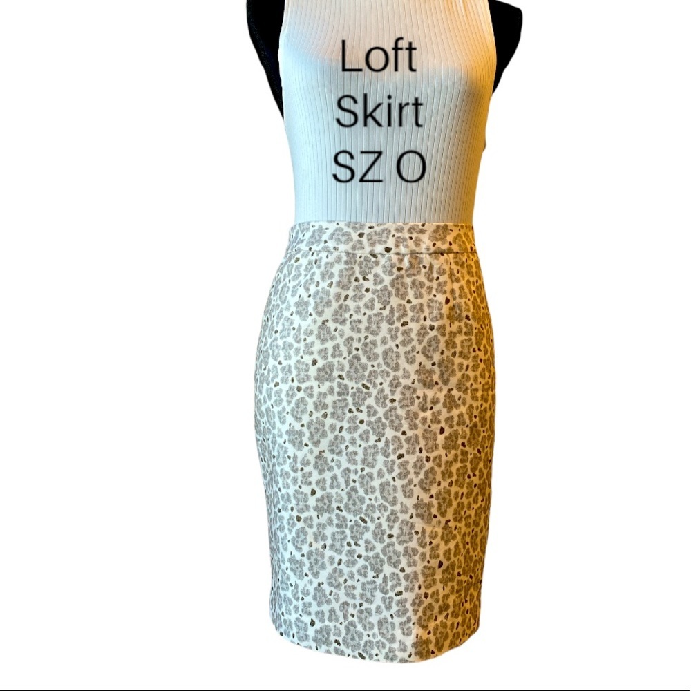 NWOT SZ 0 Loft pencil skirt - Picture 2 of 6
